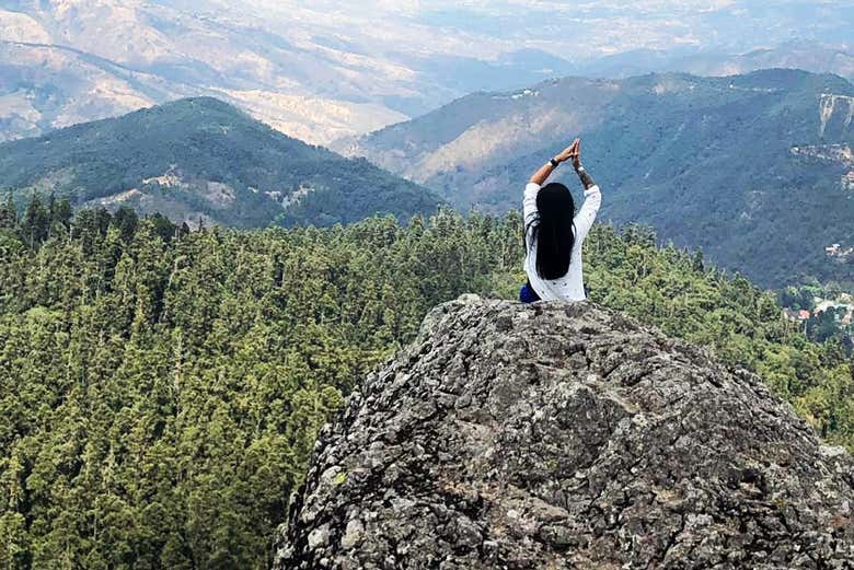 Meditando en el Parque Nacional El Chico