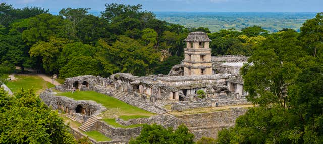 Entrada a la zona arqueológica de Palenque