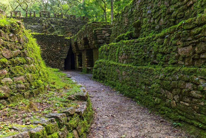 Paseando por las ruinas mayas de Yaxchilán