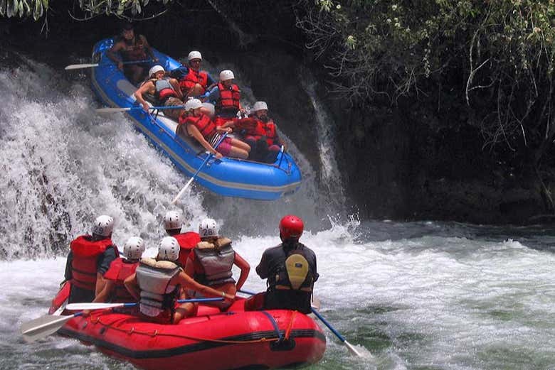 Rafting en el río Lacanja