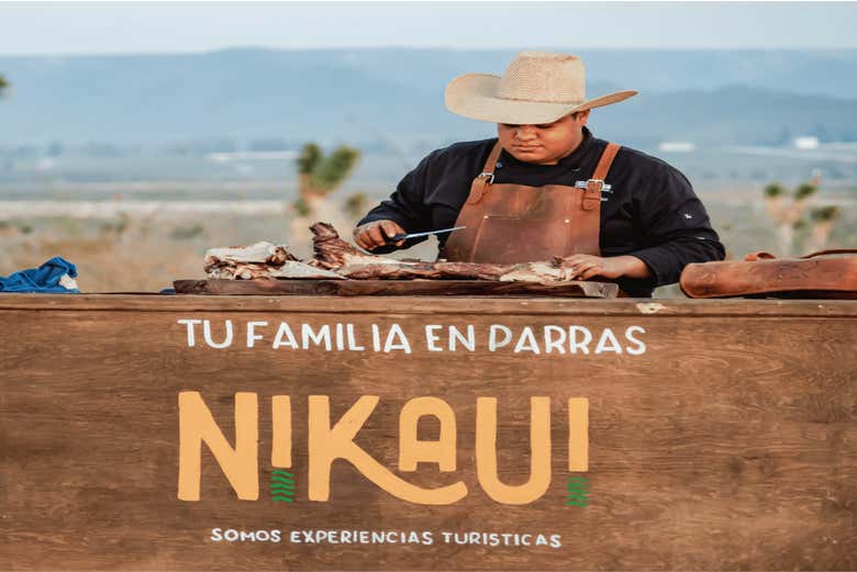 From Parras into the desert!