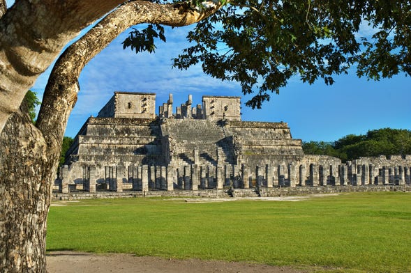 Excursão privada a Chichén Itzá, Tulum e Cobá