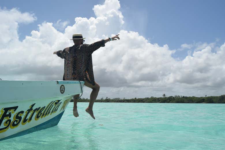 Aguas cristalinas de la reserva Sian Ka’an