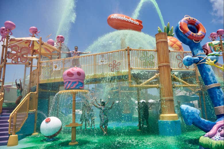 Having a blast at Aqua Nick Riviera Maya