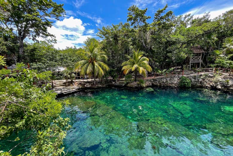 Conheceremos cenotes sagrados para os maias