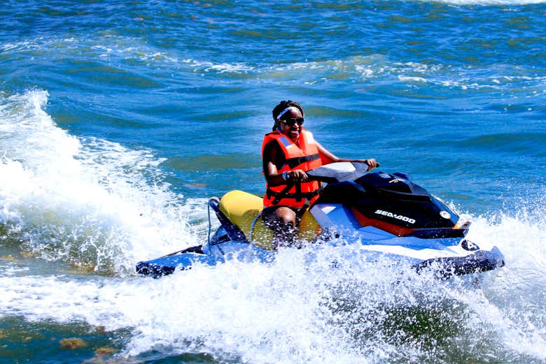 Jet ski tour in Punta Maroma