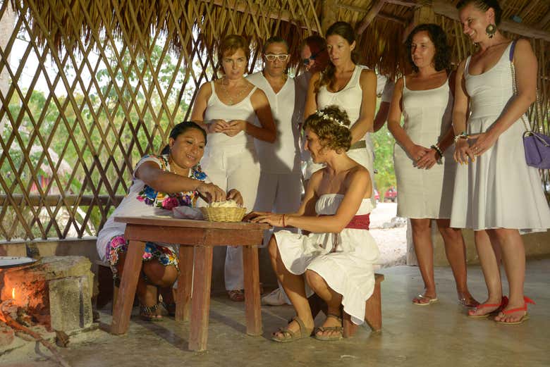 Ceremonia de purificación con temazcal