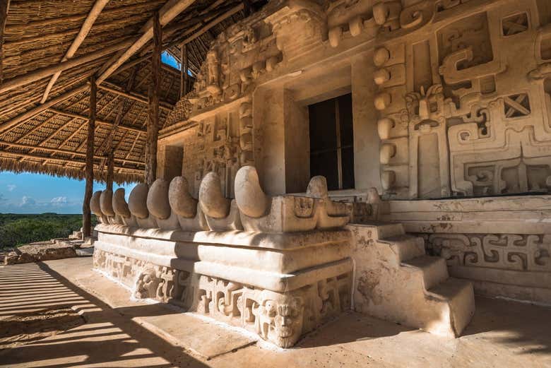 Construcción maya de Ek Balam