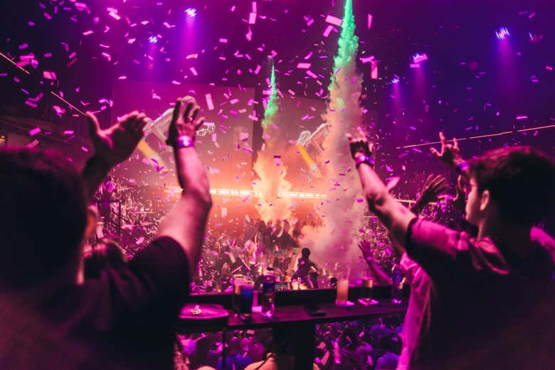 Viviendo la fiesta de Coco Bongo