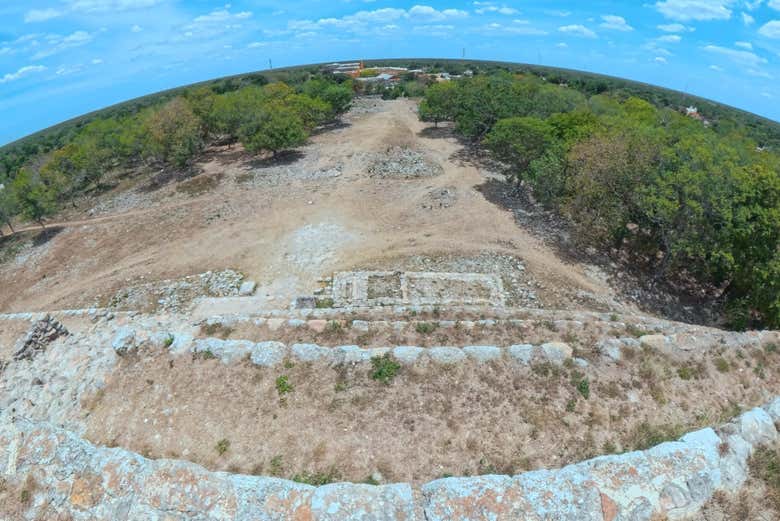 Pirámide en Izamal 