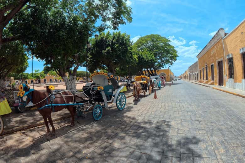 Calles con encanto en Izamal