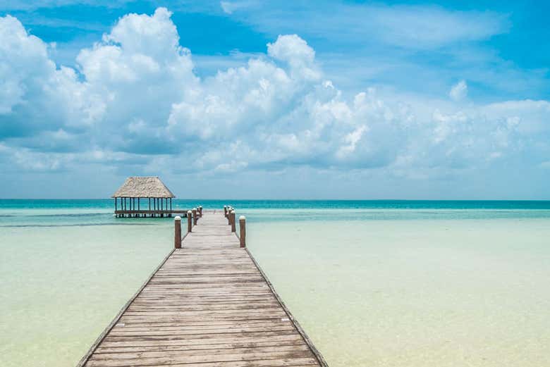 Embarcadero en Isla Holbox