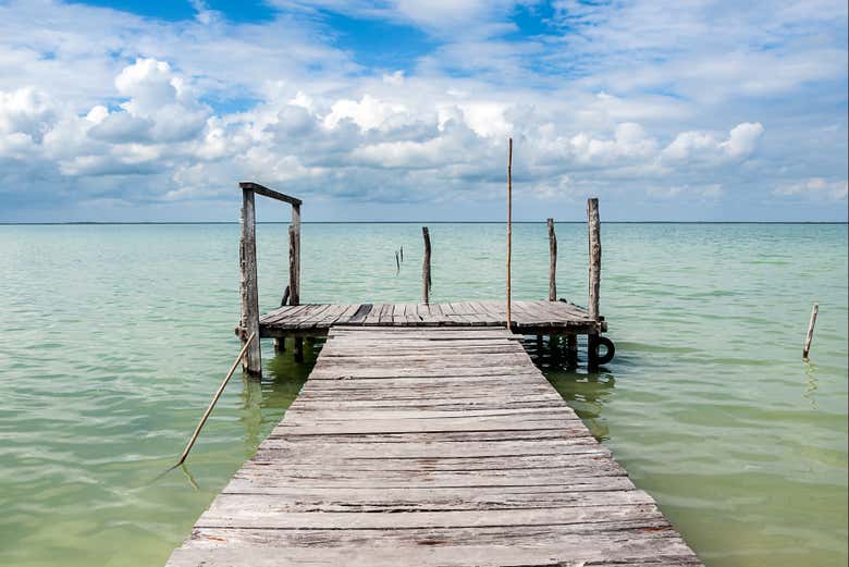 One of the docks at Punta Allen