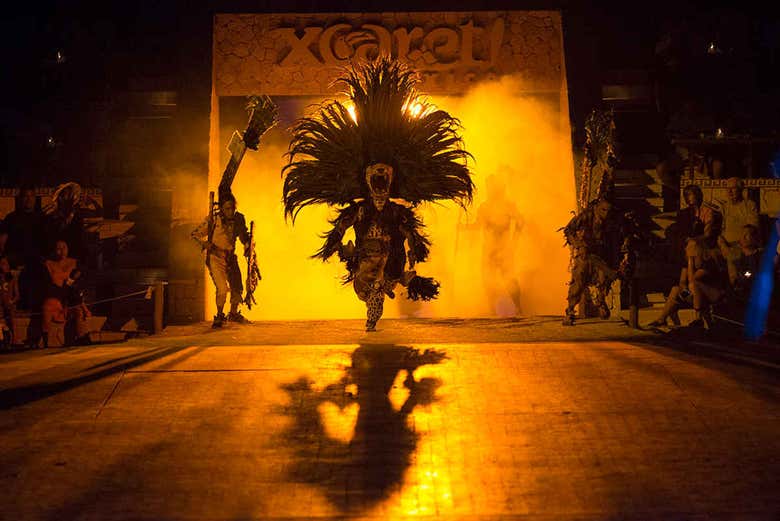 Espectáculo del parque Xcaret