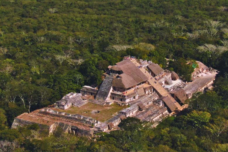 Vista aérea de Ek Balam