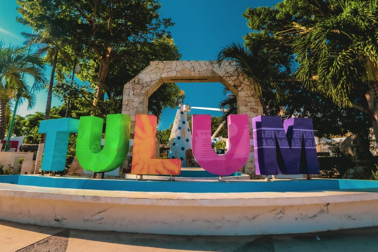 Letrero de Tulum