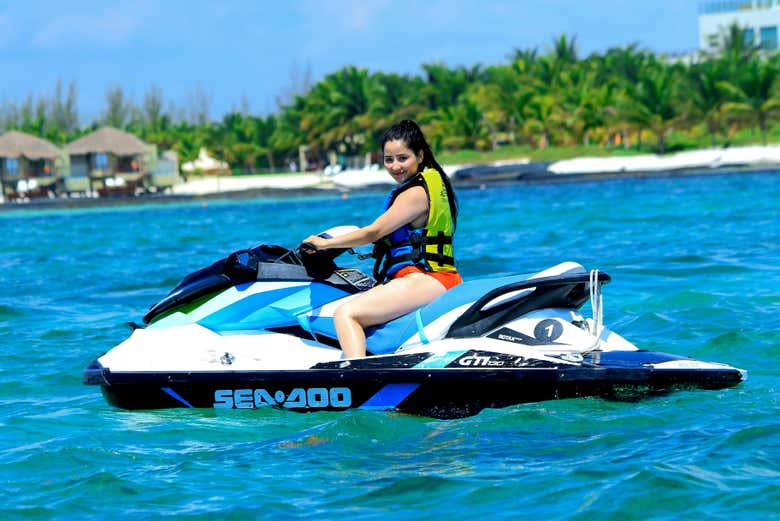 One person jet ski tour