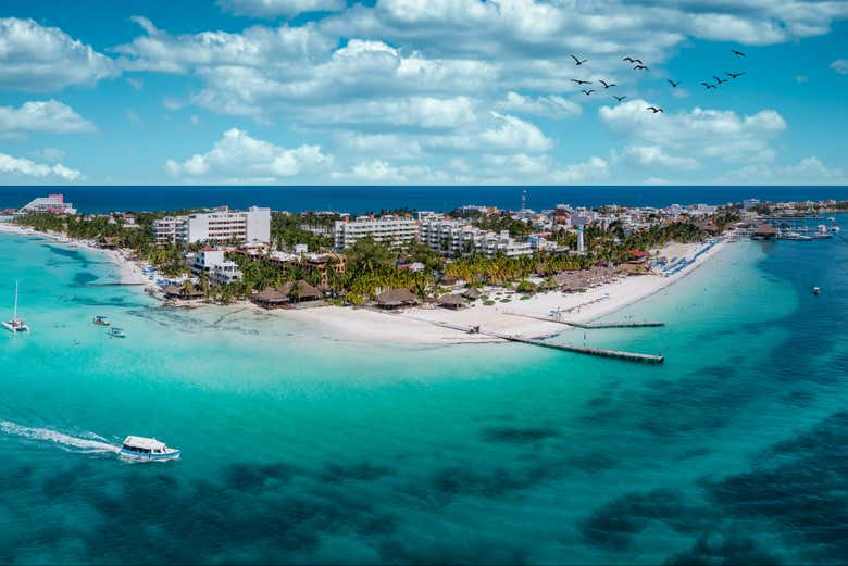 Desde Cancún podréis ir hasta Isla Mujeres