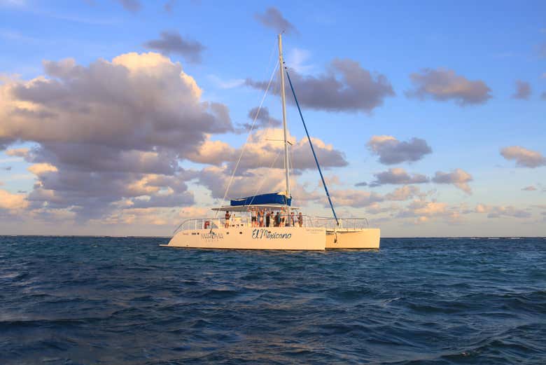 Surcando las aguas de la Riviera Maya