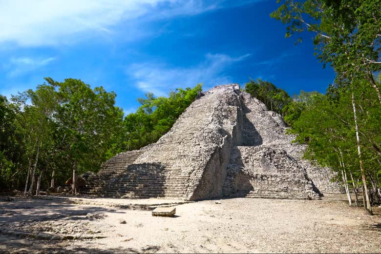 Piramide di Nohoch Mul a Coba