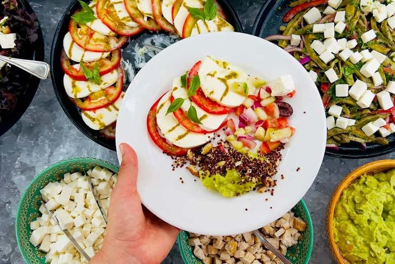 Você pode desfrutar de um delicioso almoço