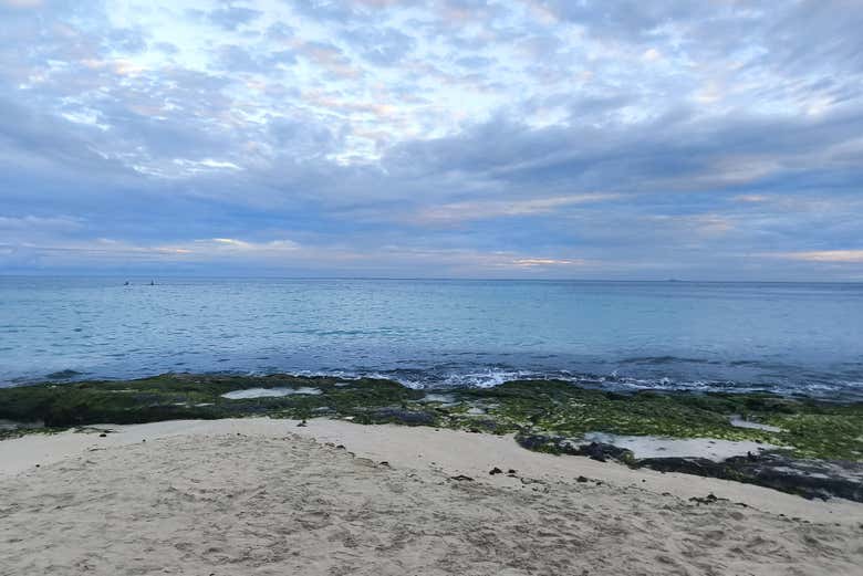 Você poderá fazer um mergulho refrescante