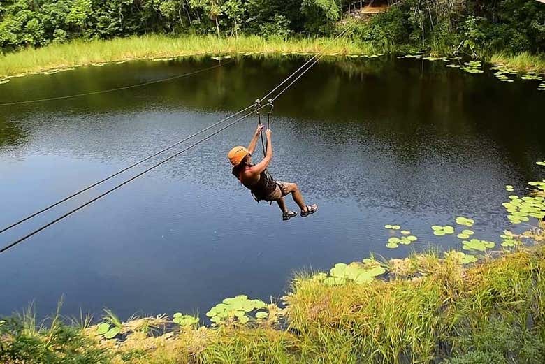 Lanciamo con la zip line!