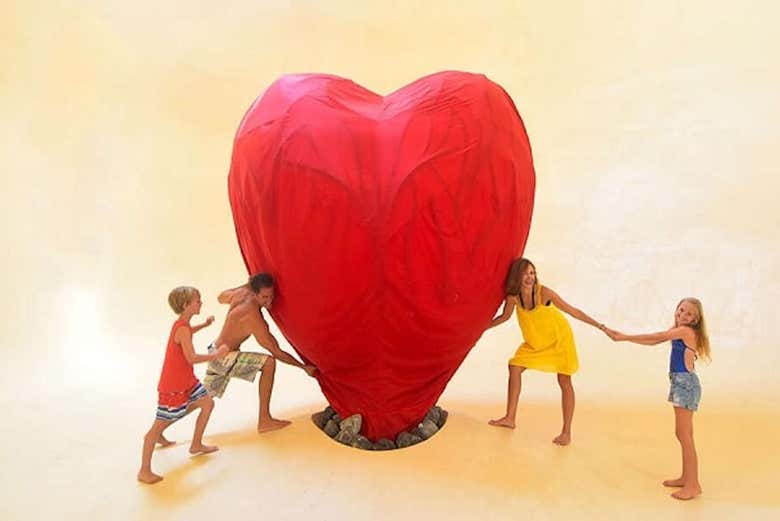 Desfrutando do parque Xenses