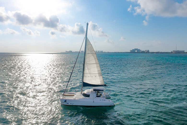De camino a Isla Mujeres