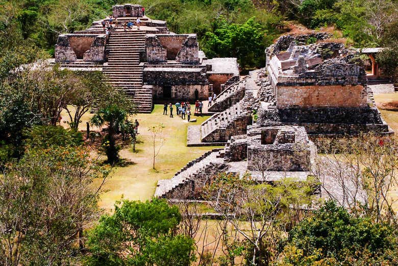 Vue sur le site de Coba