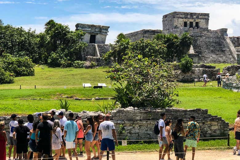 Recorriendo el enclave de Tulum