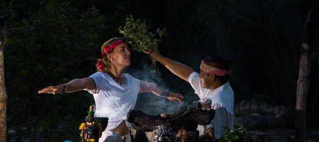 Visite au sein d'une commaunté maya