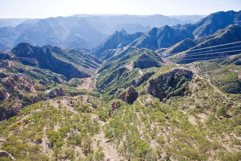 Paysage du nord du Mexique