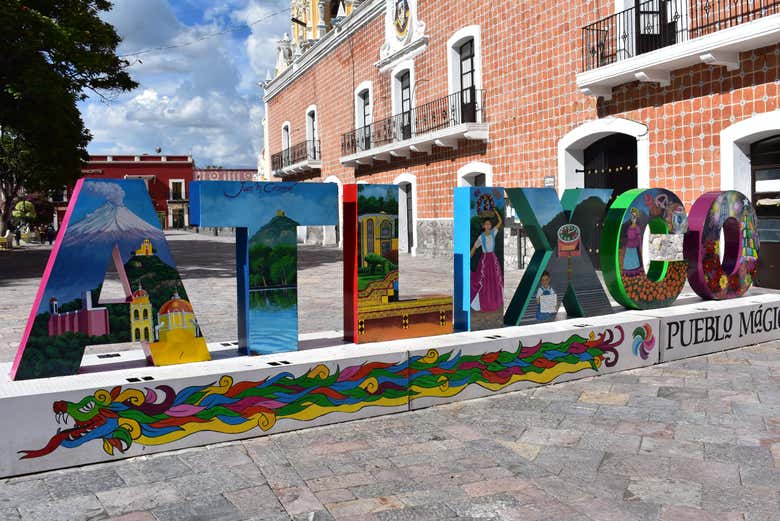 Zócalo de letras de Atlixco