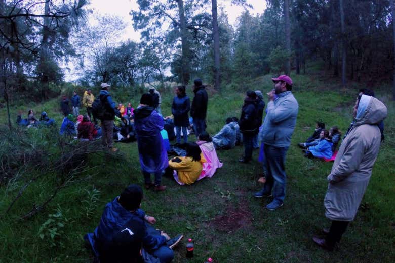 ¡Todo listo para la caminata!