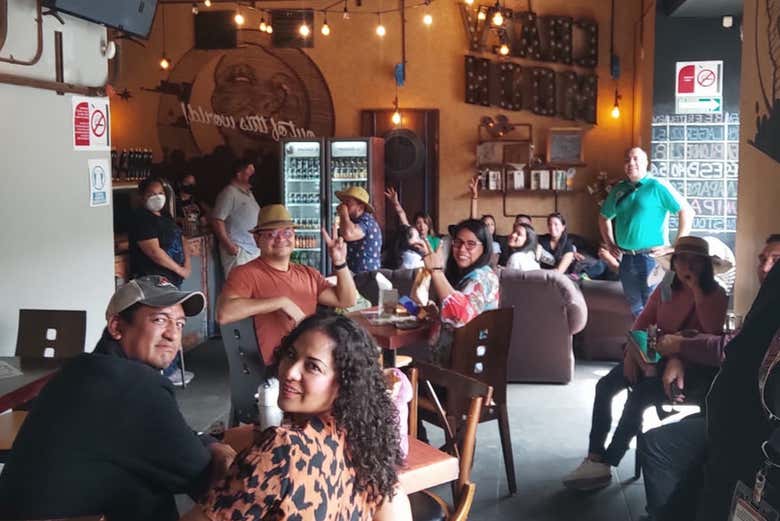 Cata de cervezas en San Pedro Cholula