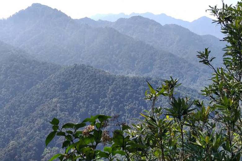 Atravesando paisajes montañosos