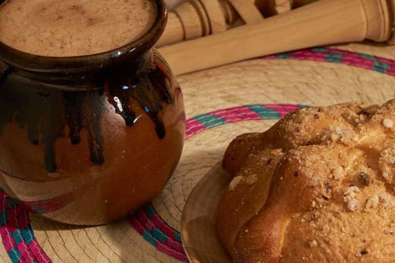 Taste freshly baked bread
