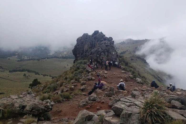 Explorando o vulcão Popocatépetl