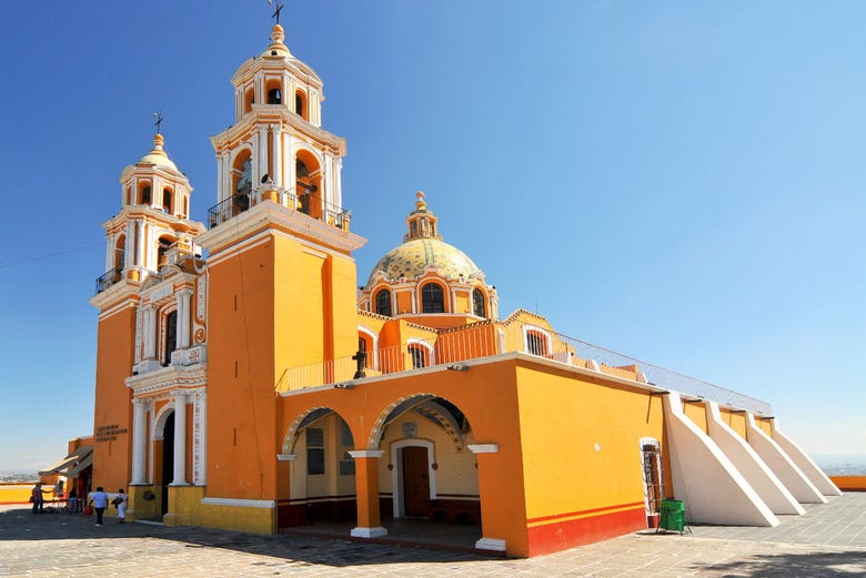 Iglesia en San Pedro Cholula