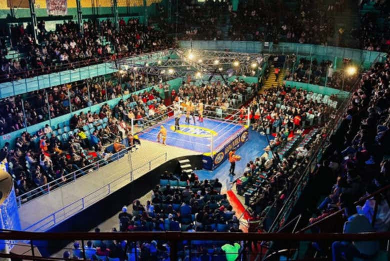 Vista de la arena Puebla