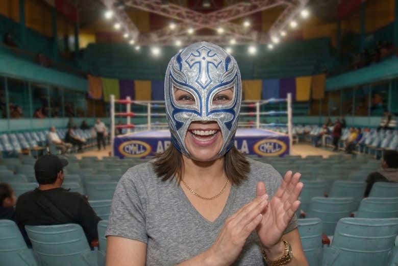 Become part of the show with your own luchador mask