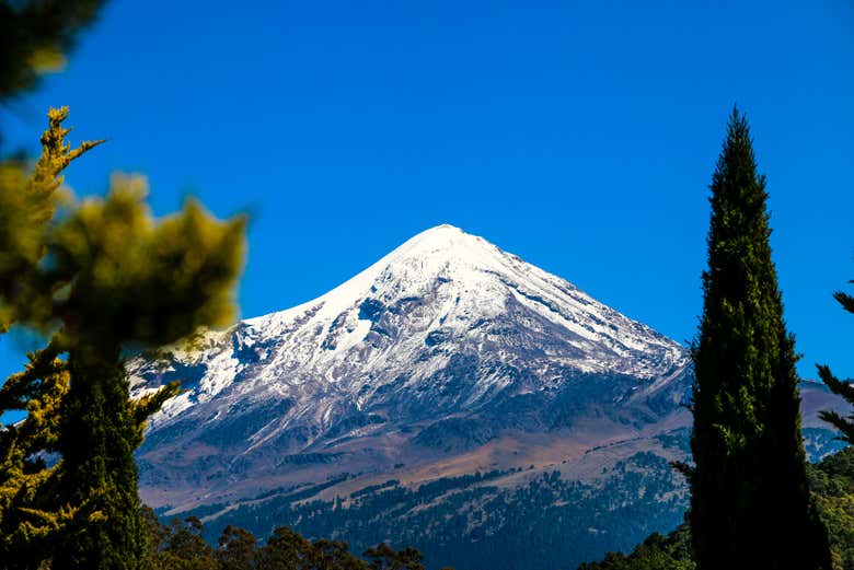 Vue panoramique sur le Pico de Orizaba
