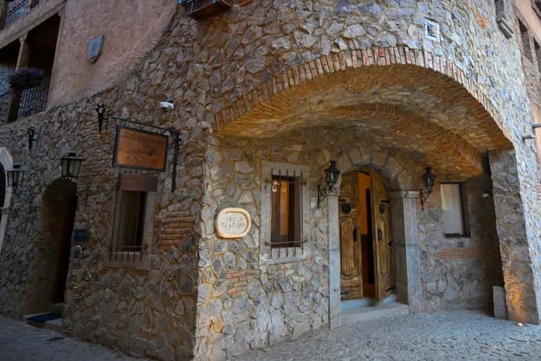 Las tradicionales edificaciones de Val'Quirico