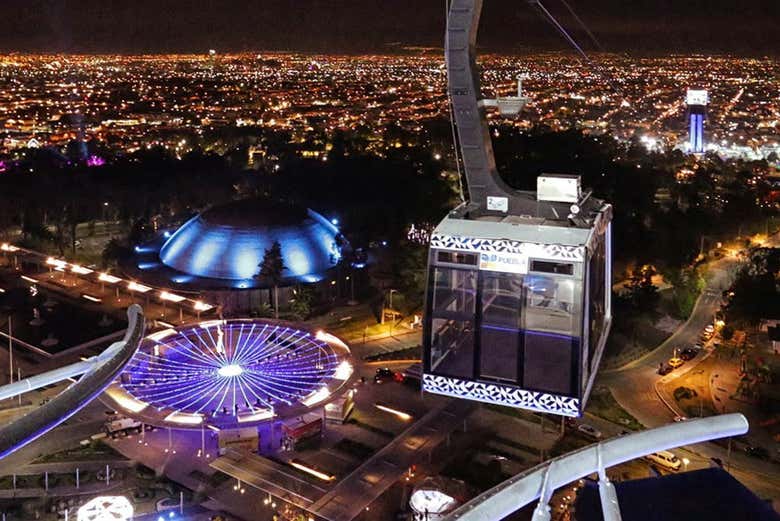 Le téléphérique de nuit
