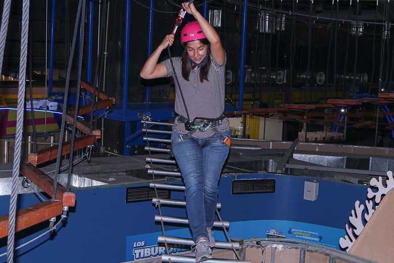 Superando los diferentes obstáculos del Acuario Michin