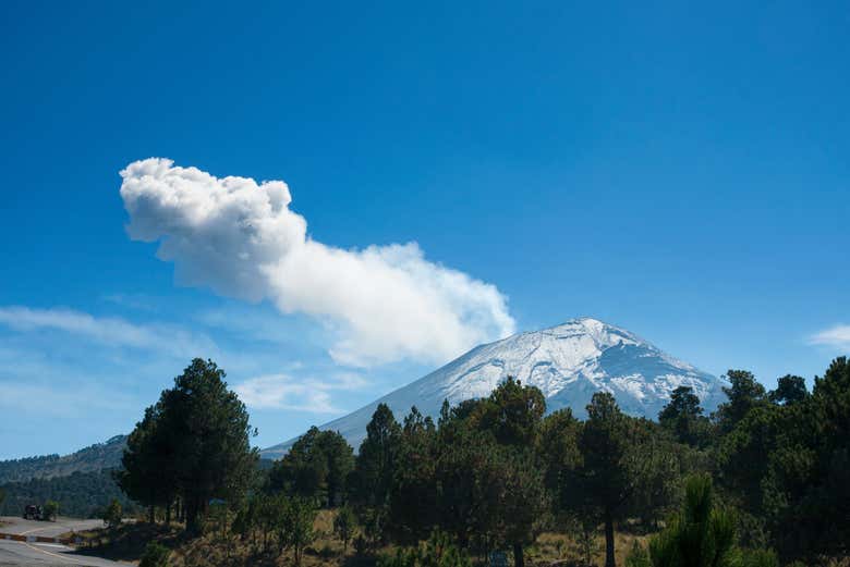 Vamos descobrir o vulcão Popocatépetl