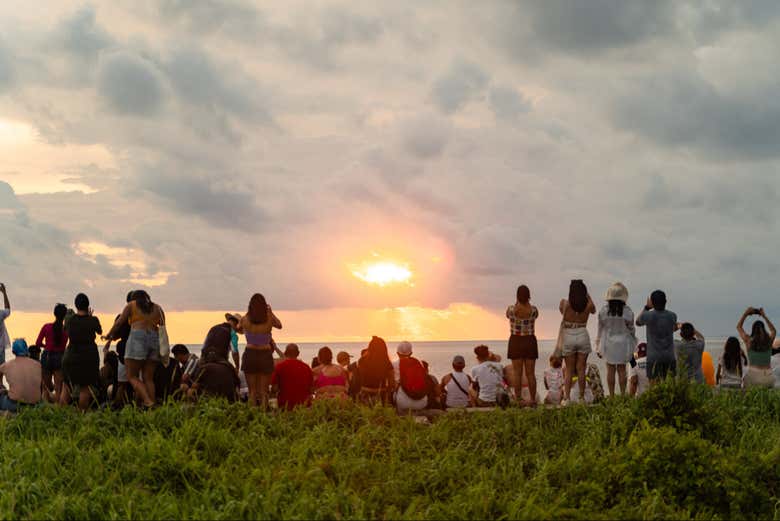 Disfrutaréis de una mágica puesta del sol