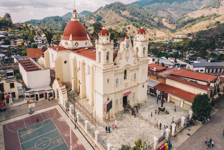 Juquila visto desde el aire