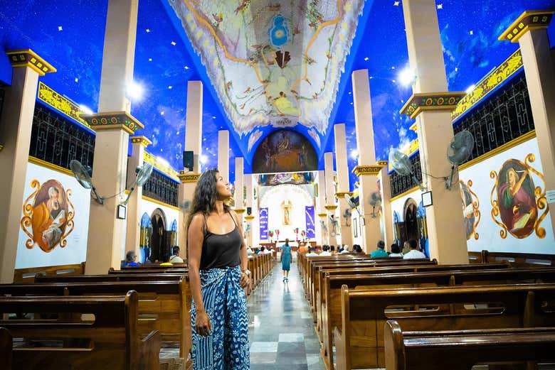 La pintura más grande de la Virgen de Guadalupe